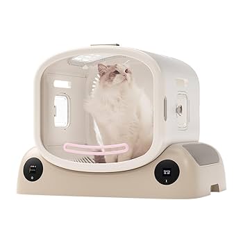 Amazon | 「乾燥率が上手」PetSnowy ペットドライヤーハウス 猫